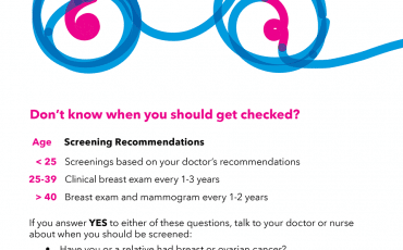 What breast cancer screenings do I need? (By Shelley Schreiner)